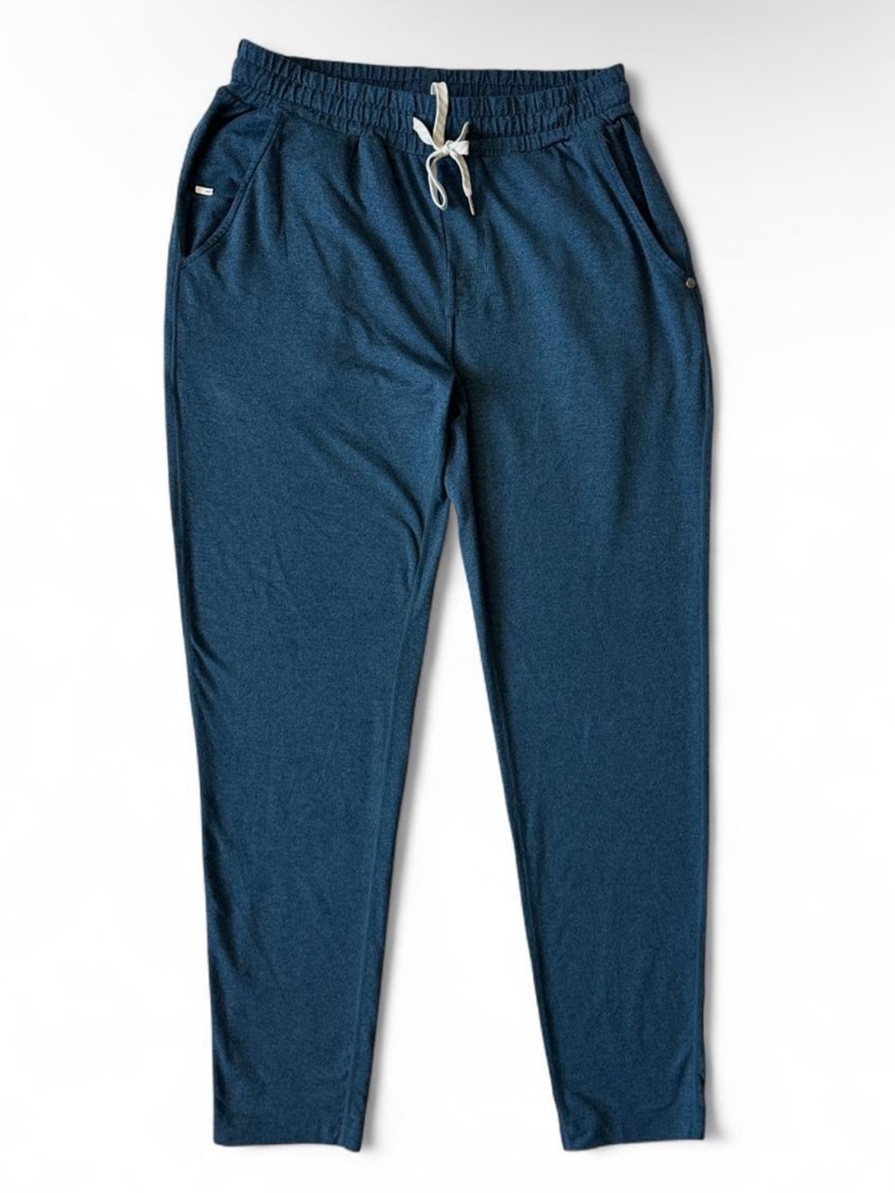 Vuori Men's Ponto Performance Jogger Pants Navy Blue Heather - Size Medium